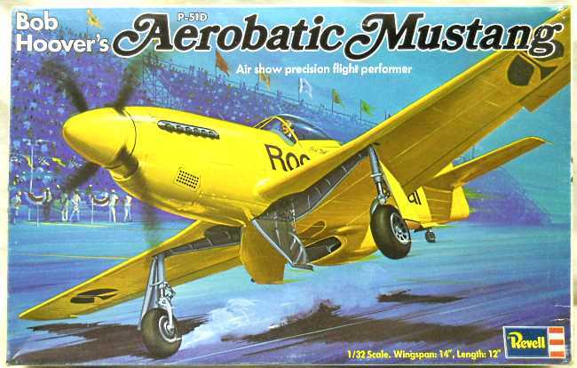 Revell 1/32 Bob Hoover's Acrobatic Mustang P-51D, H272 plastic model kit